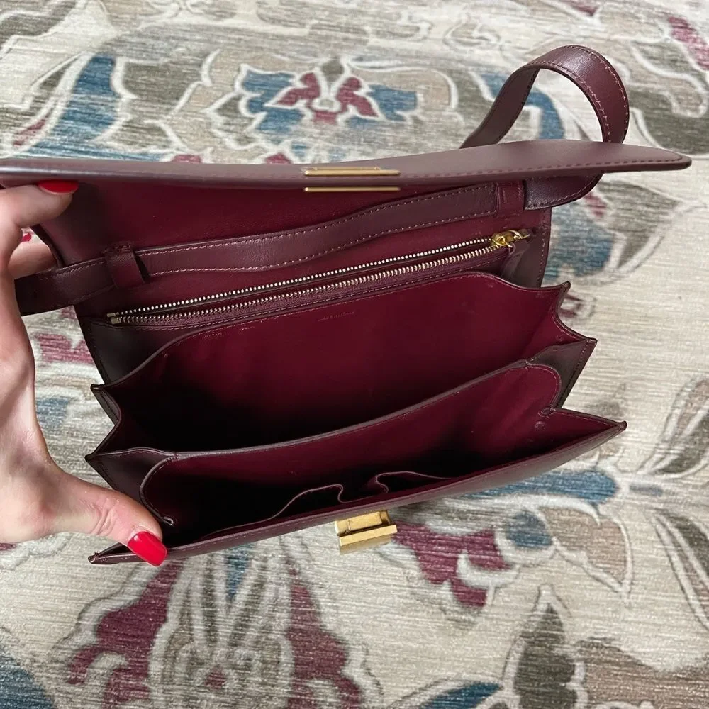Celine Medium Box Bag Burgundy - Picture 9 of 9
